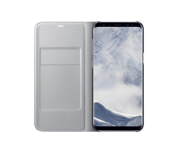 Samsung LED View Cover do Galaxy S8+ srebrny - 355845 - zdjęcie 3